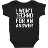techno for an answer Baby Bodysuit