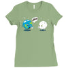 oil spill Ladies Fitted T-Shirt