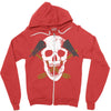 skull axe Zipper Hoodie