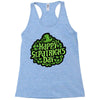 happy st. patrick's day Racerback Tank