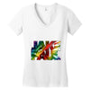 jake paul text paradise Women's V-Neck T-Shirt