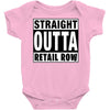 straight outta retail row Baby Bodysuit