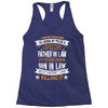 Super Cool Father In Law Of A Freaking Awesome Son In Law Racerback Tank