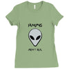 humans aren't real Ladies Fitted T-Shirt