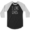 I Like Cats 3/4 Sleeve Shirt