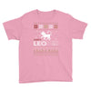 santa leo christmas ugly t shirts Youth Tee