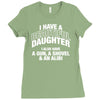 i have a beautiful daughter Ladies Fitted T-Shirt