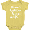womens rights are human rights Baby Bodysuit
