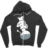 mickey get high Zipper Hoodie