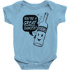 vodka dancer Baby Onesie