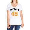 Impeach 45 Ladies Curvy T-Shirt
