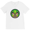 lucha libre   green V-Neck Tee