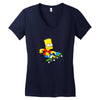 simpson Women's V-Neck T-Shirt