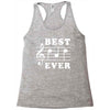 Best Dad Ever Funny Music Note Racerback Tank