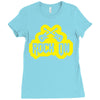rock on Ladies Fitted T-Shirt