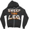 sweep the leg Zipper Hoodie