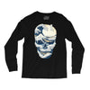 the great wave off skull Long Sleeve Shirts