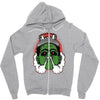 coil head Zipper Hoodie