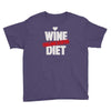 wine diet challenge accepted Youth Tee