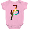 jake paul colorful galaxy Baby Onesie