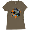 shark knight graphic Ladies Fitted T-Shirt