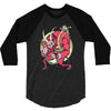 krampus (blood red) 3/4 Sleeve Shirt