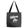 beer pong champion Tote Bags