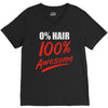 zero hair 100 awesome V-Neck Tee