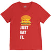 just eat it burger lover V-Neck Tee