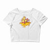 hot macs wrestling in cheese Crop Top