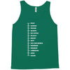 beard length chart funny professor grandpa mustache humor Tank Top