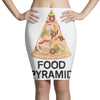 pizza lover's food pyramid Pencil Skirts
