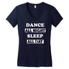dance all night Women's V-Neck T-Shirt
