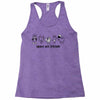 space are friends black Racerback Tank