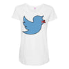 boy bird Maternity Scoop Neck T-shirt