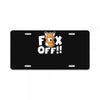 fox off License Plate