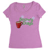 snowy days Women's Triblend Scoop T-shirt
