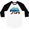 wild bear 3/4 Sleeve Shirt