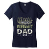 proud army dad Women's V-Neck T-Shirt