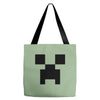 creeper face Tote Bags