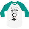 sad, rain heard 3/4 Sleeve Shirt