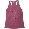 king of hearts playing card Racerback Tank