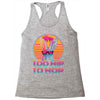 Too Hip To Hop  Bunny Easter Racerback Tank