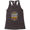 Legends are born in January Racerback Tank