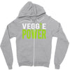 veggie power! Zipper Hoodie