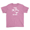 fear no fish bone skeleton Youth Tee