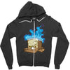 sticker box Zipper Hoodie
