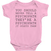 psychopath Baby Bodysuit
