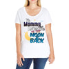 mommy  moon&amp;back Ladies Curvy T-Shirt