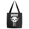 bassist skull Tote Bags